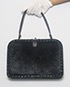 Valentino Rockstud Frame Top Handle Bag, back view